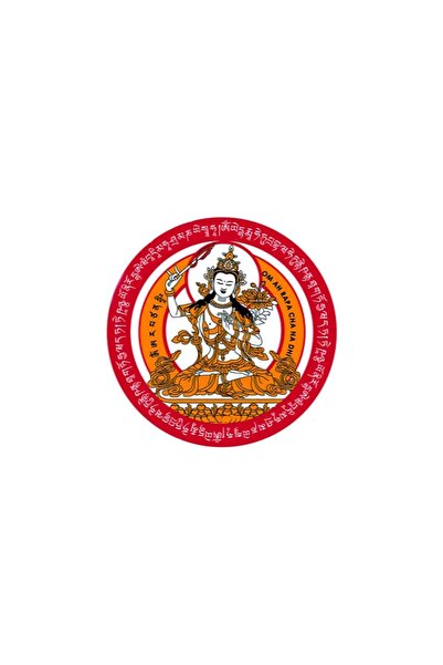 Feng Shui Abtibild sticker cu Manjushri - mic