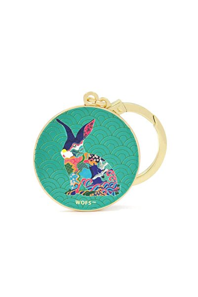 Feng Shui Amuleta popularitatii cu floare de piersic si zodia Iepure 2025