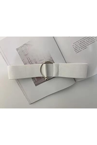 Descoin Elastic Women's Belt with Ring Buckle, Jacket Belt,