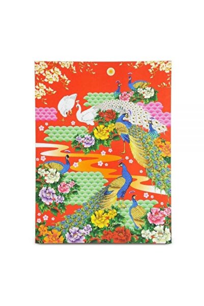 Feng Shui Placa din piatra a celor 9 pauni - pentru protectia casei si familiei