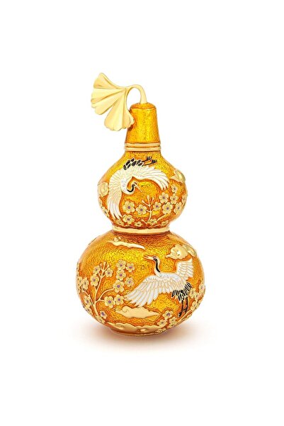 Feng Shui Wu lou cu Cocorul Vesel - Galben