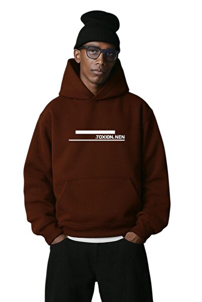 DM DOLCE MORE Hanorac unisex cu glugă, cu 3 fire, din bumbac pieptănat, cu im...