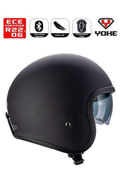 Yohe MOTOR KASKI 880-MATT BLACK