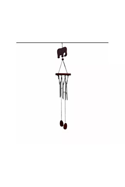 Feng Shui Clopotel de vant cu 8 tuburi si elefant