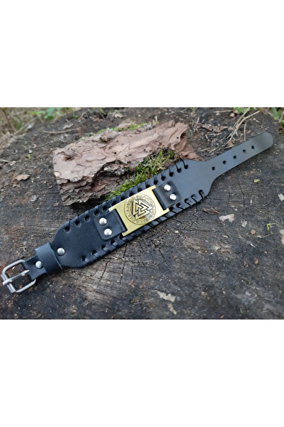 Z&T ACCESORIES VİKİNG SİYAH GENİŞ AYARLANABİLİR BİLEKLİK