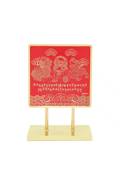 Feng Shui Statueta cu scutul celor trei gardieni celesti