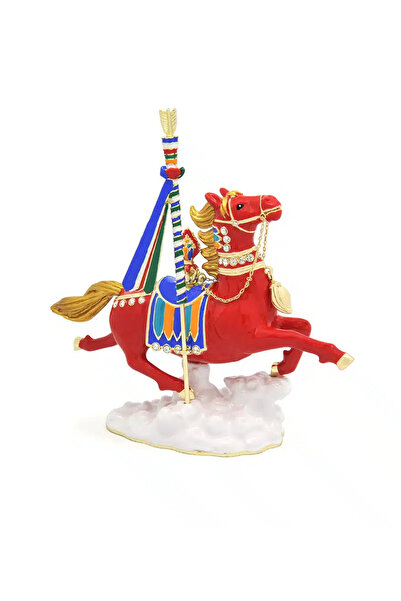 Feng Shui Statueta Cal de vant Lung Ta 2025 pentru perioada 9