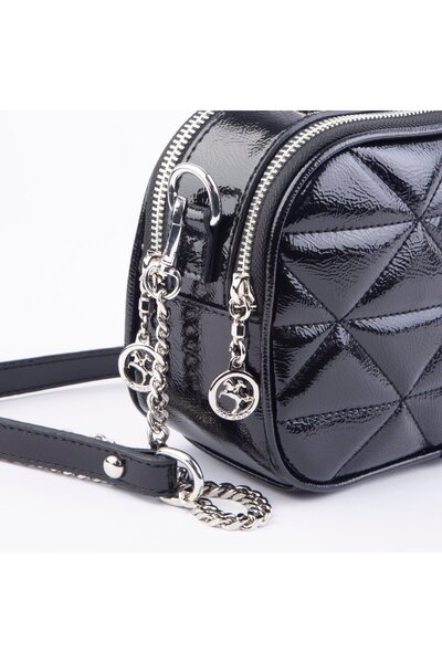 Nas Bag Vera Bag Chain Quilted Double Compartment Hand and Crossbody Bag
