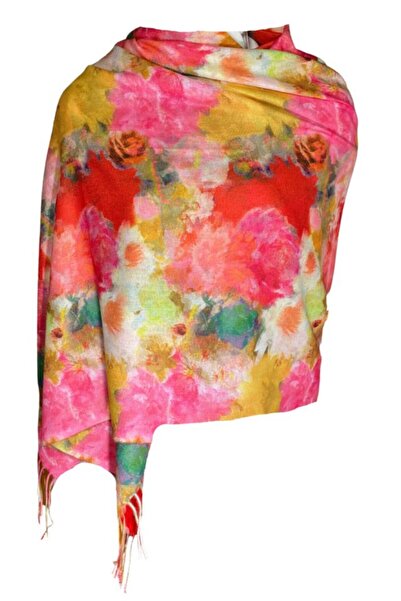 DACSHOP Lady's cashmere scarf F, Dacali, pink, 180 x 70 cm