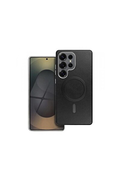 OEM Husa MagSafe pentru Samsung Galaxy S25 S931 Gentleman Mag Neagra