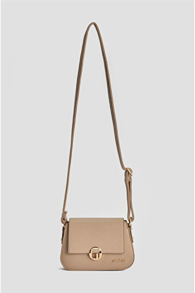 Armine 329 Mink Skin Women's Shoulder Bag - 329 Mink