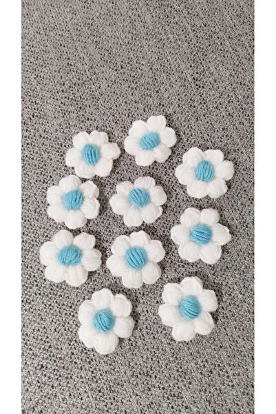 ruhefza Daisy Motif 10 Pieces (Blue)