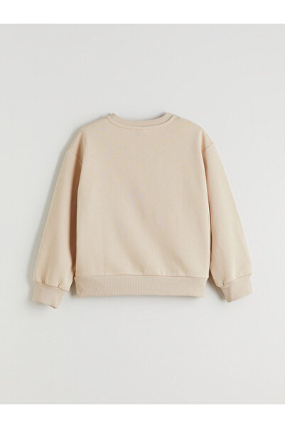 LC Waikiki Sparkling Choices from Shining Store |   Crew Neck Girls' Sweatshirt