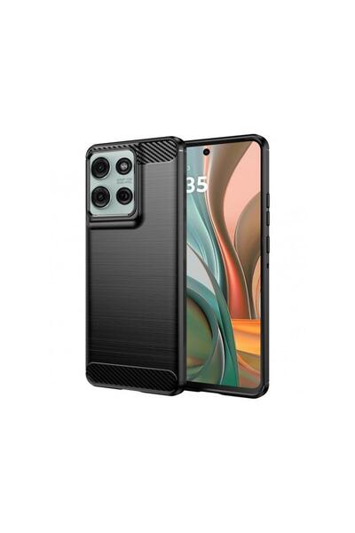 OEM Husa pentru Motorola Moto G75 Carbon Neagra