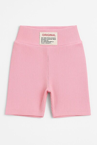 tunays shopping Girl's 4-Piece Ribbed Biker Shorts Set