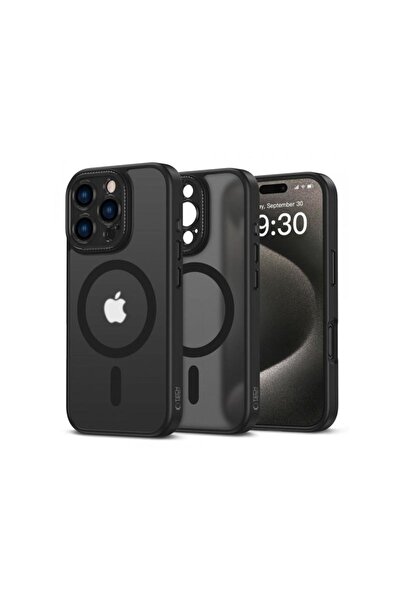 Tech-Protect Husa MagSafe pentru Apple iPhone 16 Pro Magcam Neagra