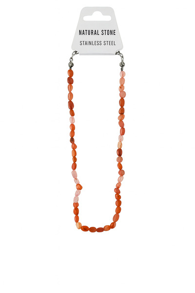 RUHZEN ENERJİ AKTİVASYONU Doğal Akik Taşı Kolye – El Yapımı