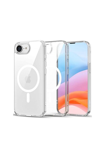 Tech-Protect Husa MagSafe pentru Apple iPhone 16e Flexair Hybrid Transparenta