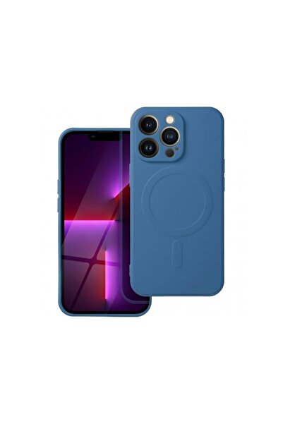 OEM Husa MagSafe pentru Apple iPhone 16 Pro Silicone Mag Albastra