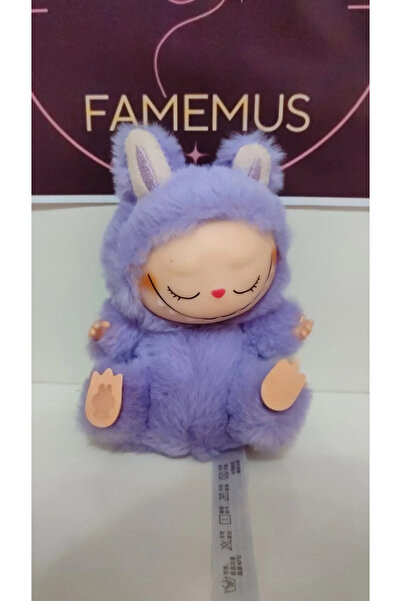 FAMEMUS ACCESSORY Oturan Labubu 17 cm Peluş Özel Kutu İle Gönderim