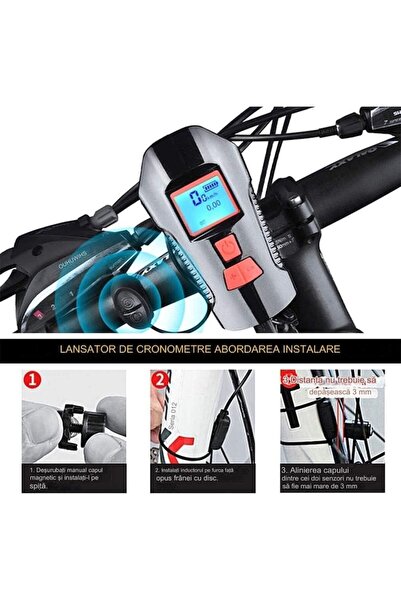 Manolex LED Headlight for Bicycle, Electric Scooter, Rechargeable Battery, Detachable Turn Signal, Black