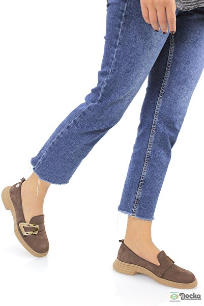 Mammamia Kadın Hakiki Deri Mevsimlik Loafer Günlük Ayakkabı M26/KA755