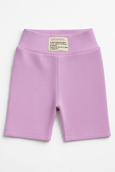 tunays shopping Girl's 4-Piece Ribbed Biker Shorts Set