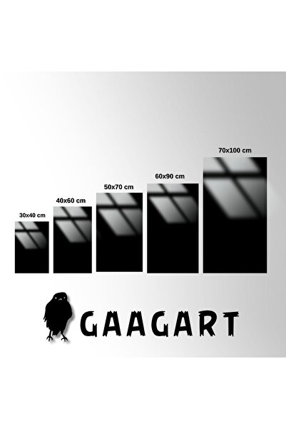 GAAGART Metal Çerçeveli Temperli Cam Tablo Ferrari Formula 1 Araba