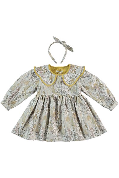 Monna Rosa %100 Pamuk Taçlı Kız Çocuk Elbise