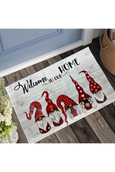 POEM.RO Christmas Rug - Welcome to our home - Elves