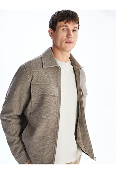 LC Waikiki معطف قياسي بياقة قميص للرجال