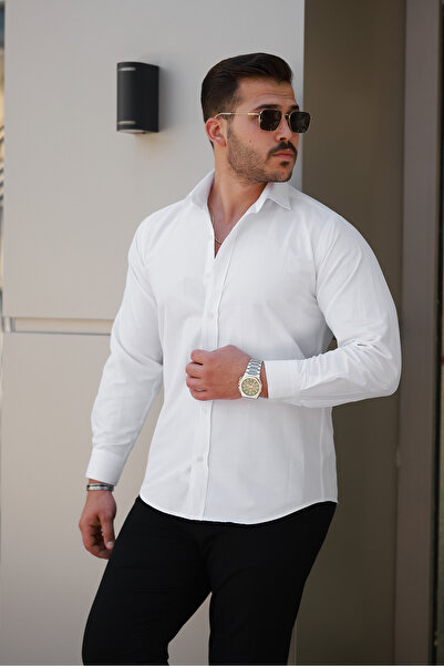 VELNO White Poplin Shirt-Velno