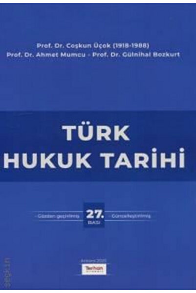 Turhan Kitabevi Türk Hukuk Tarihi Prof. Dr. Coşkun Üçok