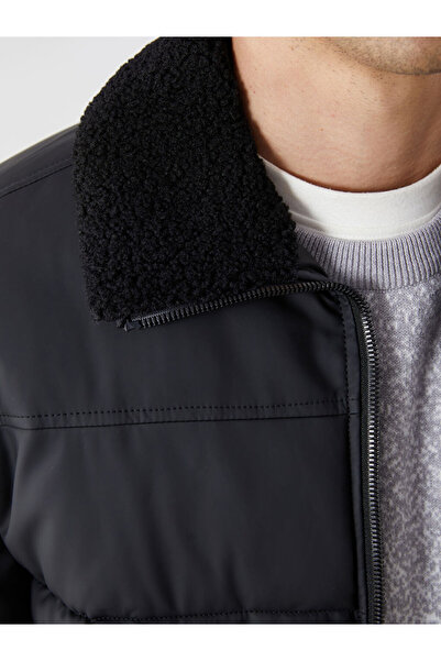 LC Waikiki Create Your Style from Uzg Store |   Standard Fit Shirt Collar Men's Leather-Look Coat