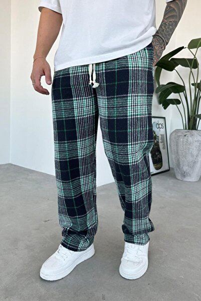 HAFKAGİYİM Зелени ленти, унисекс, свободни пижами