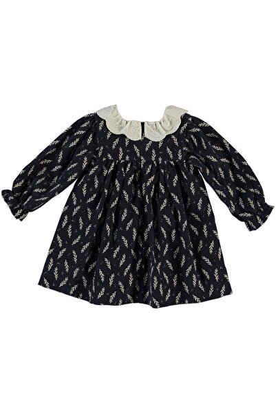 Monna Rosa Haki Renk Kız Bebek Elbise