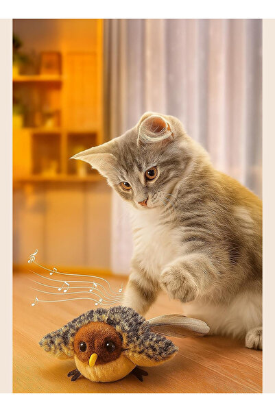 Sellix Cat Toy Flapping Wings Remote Control Interactive