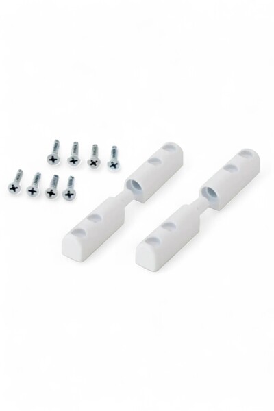 AKBELLİ GROUP 2 Pieces Pvc Pimapen Fly Screen Hinge Plastic Multiple Purchase Options (Includes Screws)