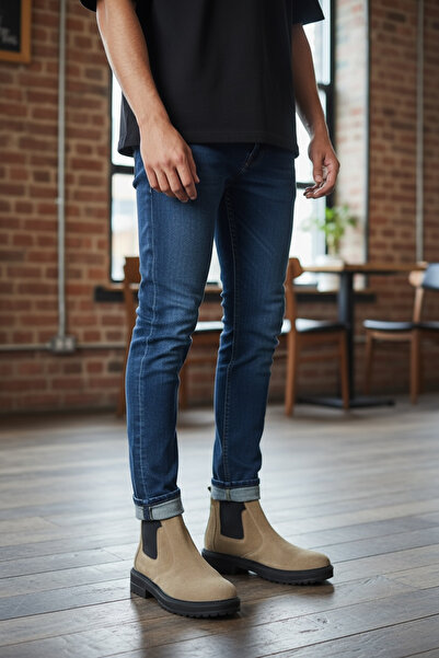 black moon shoes men chelsi erkek bot