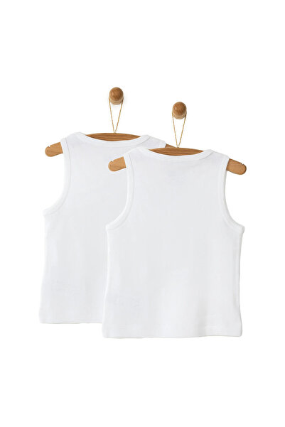 MUK's Beauty Tools Αγόρια Λευκό Εσώρουχο Σετ 2 τεμαχίων (100% ΒΑΜΒΑΚΙ)