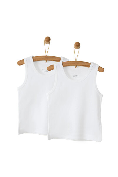 MUK's Beauty Tools Αγόρια Λευκό Εσώρουχο Σετ 2 τεμαχίων (100% ΒΑΜΒΑΚΙ)