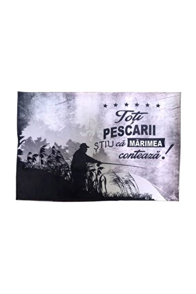 POEM.RO Funny mat - All fishermen know that size matters!