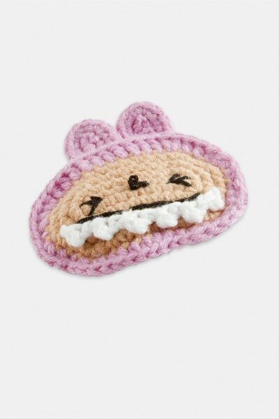 Yıldızınızzz accessory Cataramă împletită brodata cu iepure, realizată manual