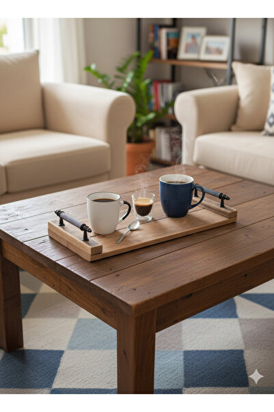 Aava Concept Ahşap Sunum ve Kahve Tepsisi