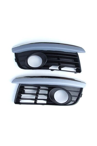 DELUXETUNING Set 2 Grile Pentru Proiectoare Ceata compatibil cu VW Jetta 2004-2009