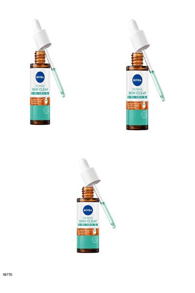 NIVEA 98770 Derma Skin Clear Balancing & Anti-Serum 3 Pcs