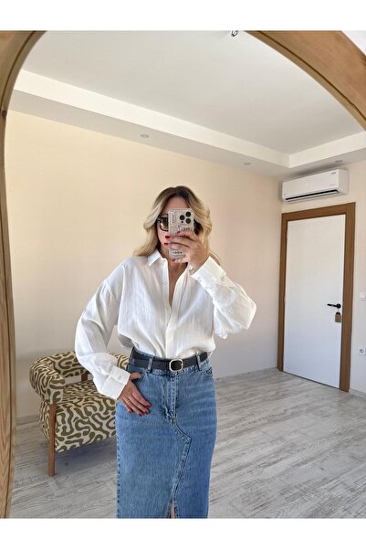 BeeYouStudio Modal Women's Stone-Colored Shirt