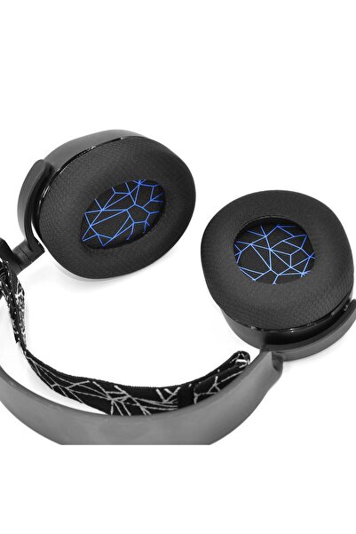 PadForce Earpads Cushion for SteelSeries Arctis 1/3/5/7/9/Pro Wireless Gaming Headsets – Black - Mesh - Blue