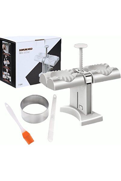 Generic مجموعة صانعة الزلابية المنزلية 2 في 1 مع قاطعة عجين وفرشاة وملعقة - ا...