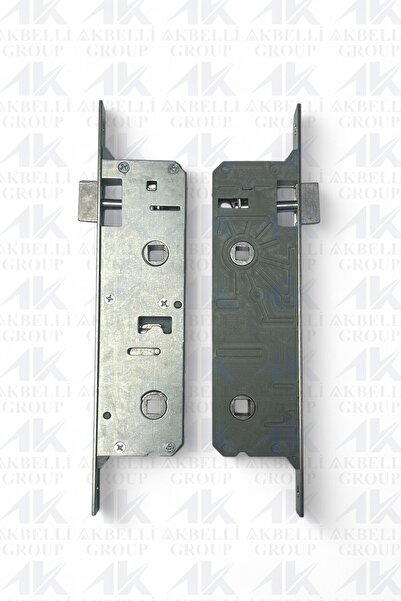 AKBELLİ GROUP Aynalı Pvc Pimapen Banyo Wc Kaliteli Kapı Kilidi 35 Mm Kilit